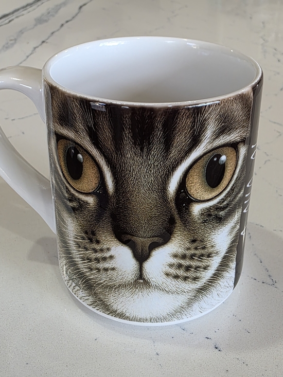 Braldt Bralds Other - Vtg Braldt Bralds Cinnamon Tabby Maine Coon Cat Mug - Brown & White Coffee Mug